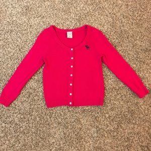 Abercrombie and Fitch vintage pink button down cardigan
